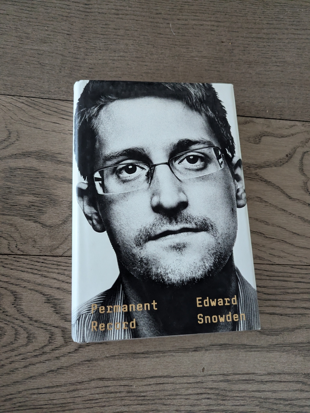 Edward Snowden Permanent Record - Black & White Hardcover